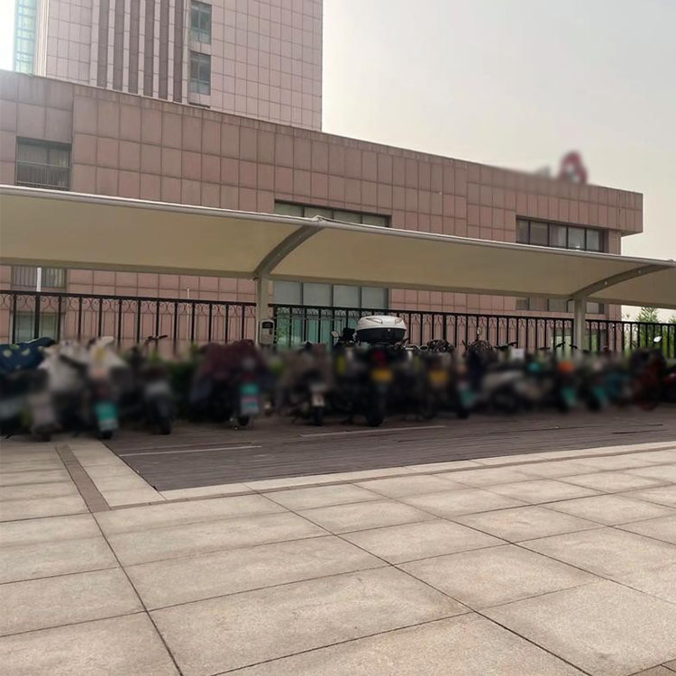 沧州膜结构电动车棚