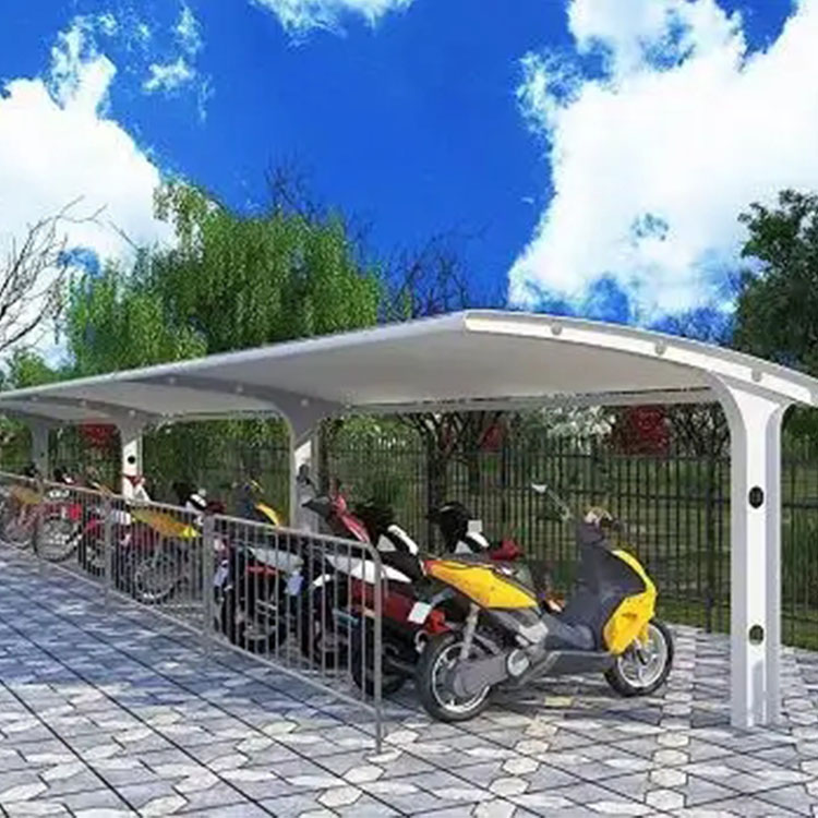 沧州膜结构电动车棚